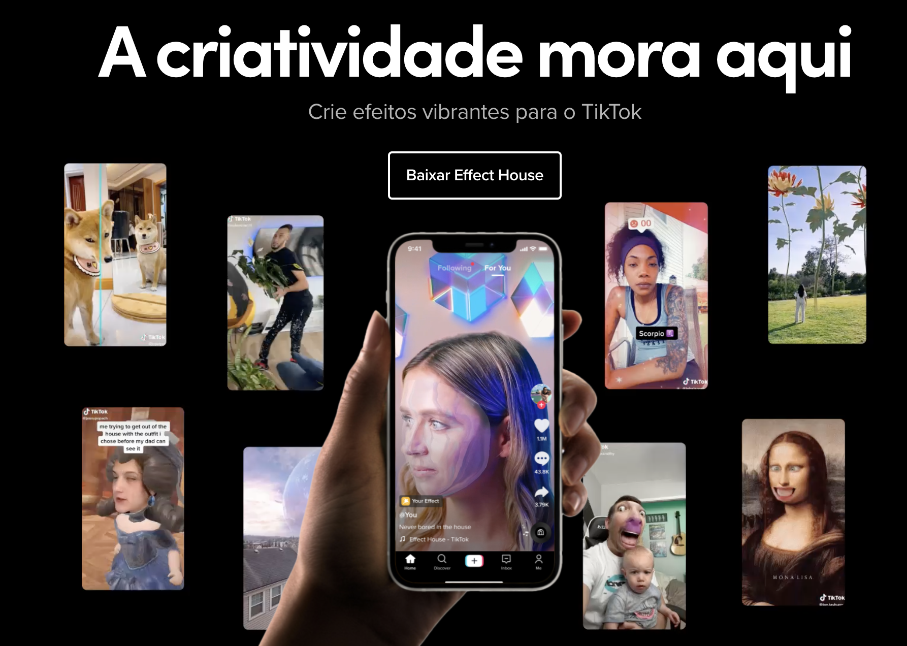 Tik Tok abre sua plataforma de AR para criadores