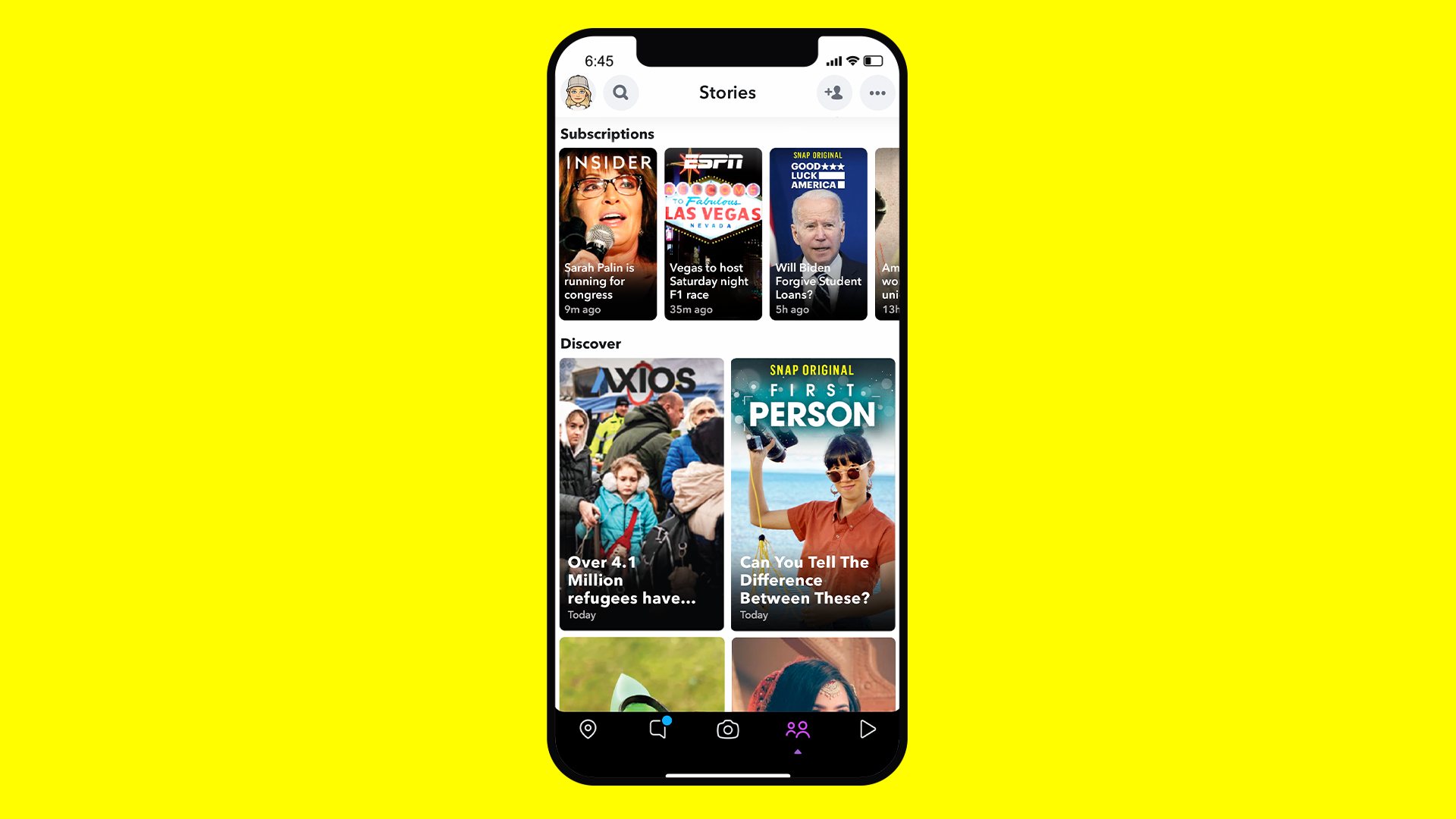 Snapchat terá notícias dentro do Discover
